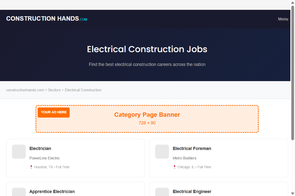 Category Page Banner